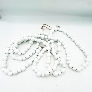 RAZ Imports Wood Bead Garland 96" Farmhouse